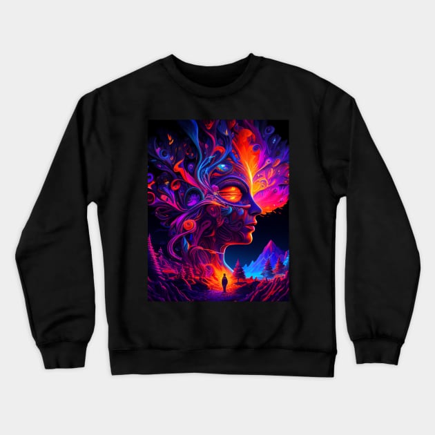 Psychedelic Journeys of the Third Order Crewneck Sweatshirt by FrogandFog